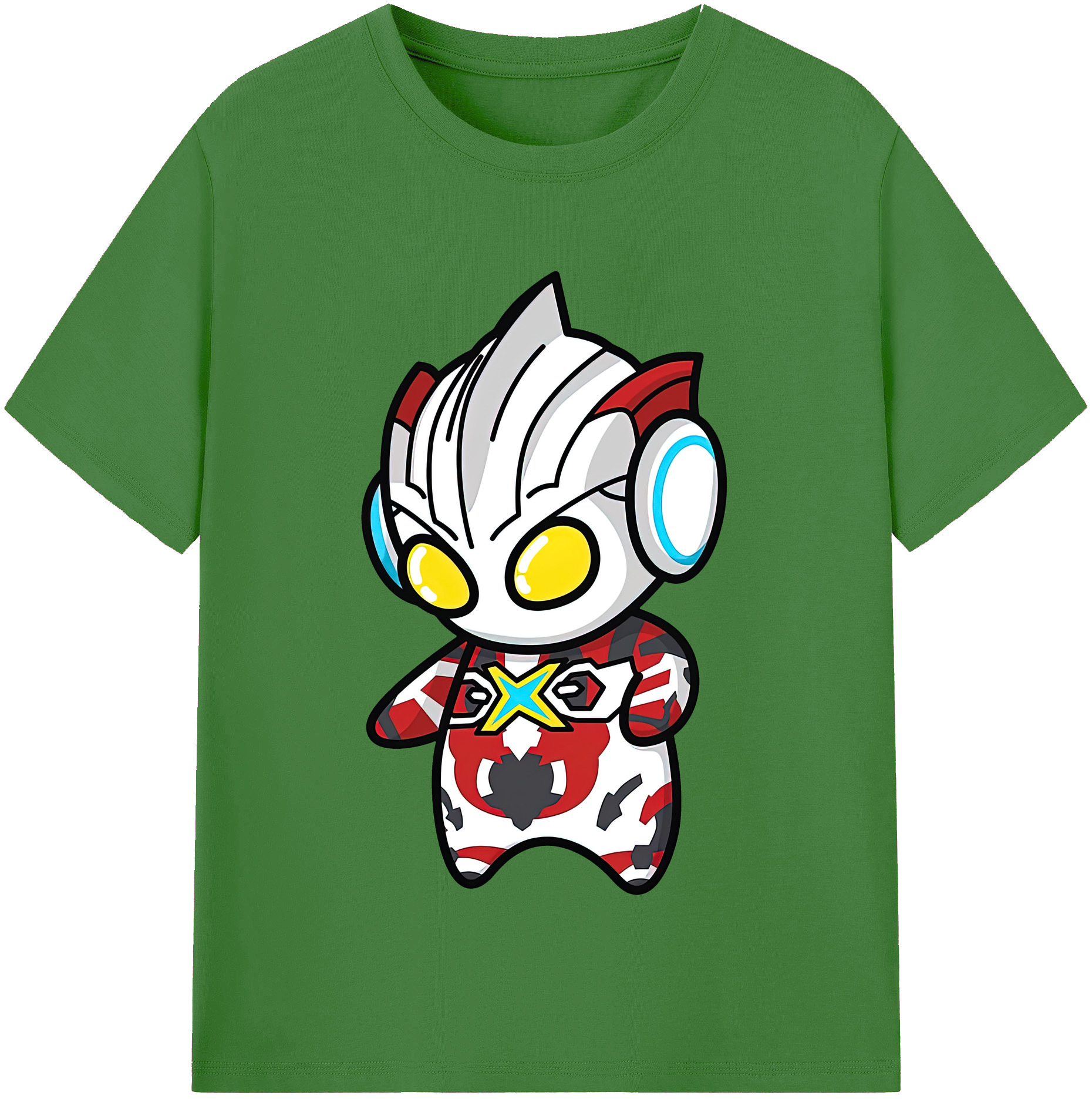 （画像用） ウルトラマン Ultraman レディースカジュアルプリントTシャツ（綿100％）